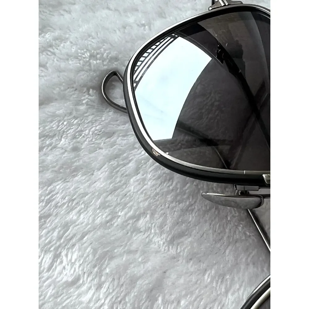 Authentic Chrome Hearts Humpster Sunglasses Gunmetal Aviator w/ Case